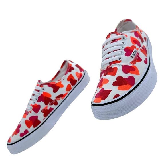 VANS Authentic Valentine Hearts Women’s Size 9.5 Men’s Size 8 - Picture 2 of 9